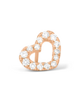 Open Heart Diamond Earrings