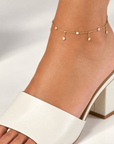 Gold Drop Anklet