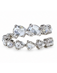 Rose-Cut Double Row Open Band Ring 18k