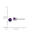 Amethyst Stud Earrings