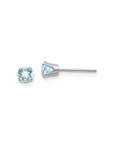 Aquamarine Stud Earrings