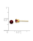 Garnet Stud Earrings
