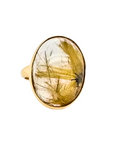 Rutilated Quartz Ring