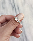 Curved Diamond Band - Rings