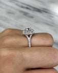 Double Halo Engagement Ring - Engagement Rings