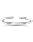 Amara Open Diamond Ring With Diamonds - Rings