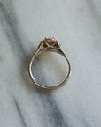Oval Halo Pink Diamond Engagement Ring - Rings