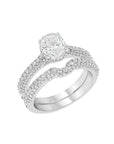 Oval Solitaire Diamond Ring - Rings