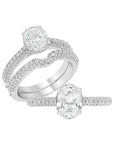 Oval Solitaire Diamond Ring - Rings
