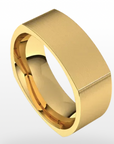 Men's Square Comfort Fit - Rings