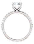 Cecelie Solitaire Diamond Wedding Set - Rings