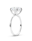2.30 Carat Princess Solitaire Moissanite Ring - Rings