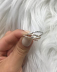 Sophia Baguette and Round Diamond Band - Rings