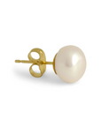 Elegant Pink Pearl 8mm Stud Earrings