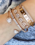 Pave Smiley Face Bracelet