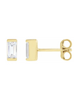 Lab-Grown Straight Baguette Diamond Earrings