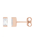 Lab-Grown Straight Baguette Diamond Earrings