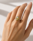Rutilated Quartz Ring