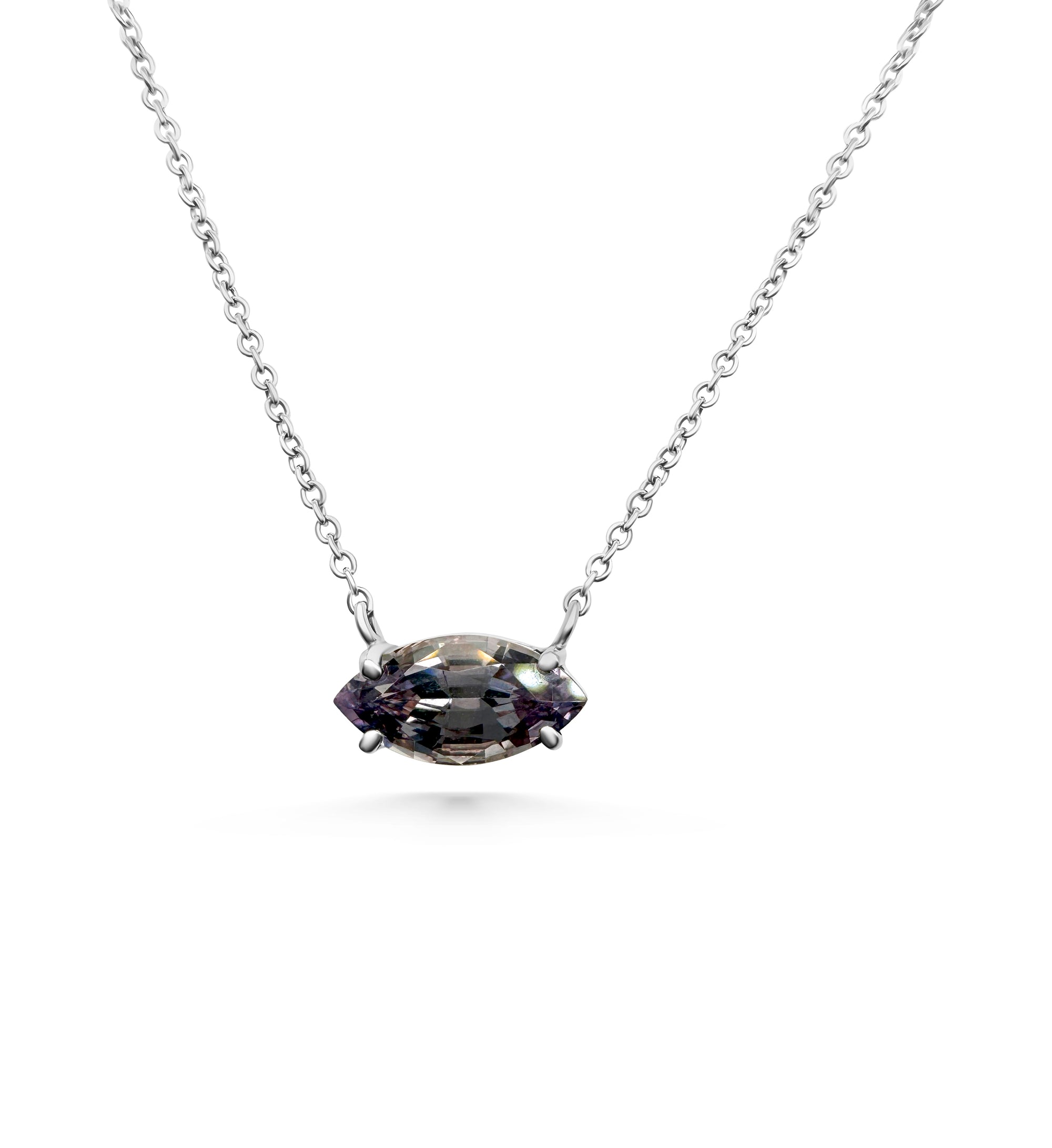 marquis lavender spinel necklace