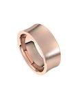 Matte Concave Comfort Fit Ring 8mm