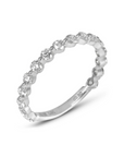 white gold single shared prong ring