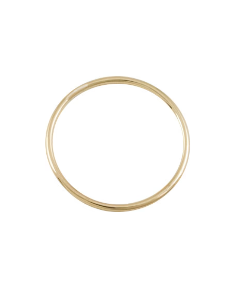 thin ring yellow gold