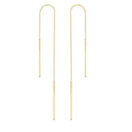 Straight Laced Threader Earrings - Earrings