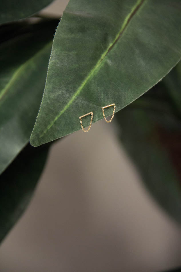 Chain Link Earrings - Earrings