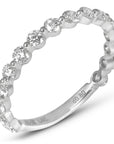 Single Shared Prong Diamond Band 2.0mm 3/4 Diamonds - Rings