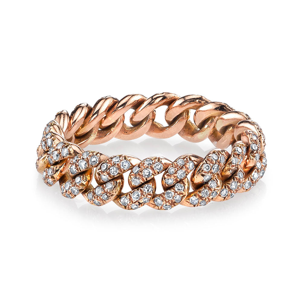 Diamond Cuban Link Ring - Rings