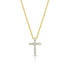Rosemary Diamond Cross Necklace - Necklace