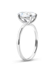 2 Carat Pear Solitaire Moissanite Ring - Rings