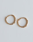 Mini Gold Hoop Earrings - Earrings