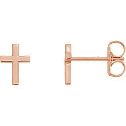 Simple Cross Earrings - Earrings