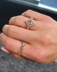 Rose Cut Cluster Band - Rings