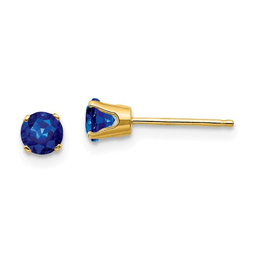 Sapphire Stud Earrings - Earrings